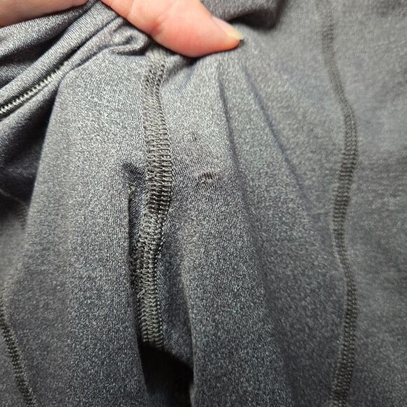 Lululemon Pace Rival Crop 22" - Heathered Black - Picture 11 of 12